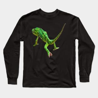 Flap-Necked Chameleon | African Wildlife Long Sleeve T-Shirt